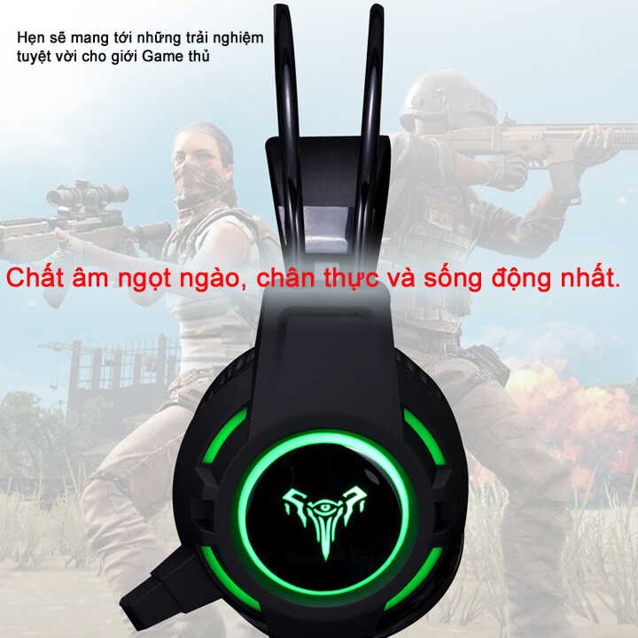 Tai Nghe Gaming F2 Đèn Led RGB Có Mic- Tai Nghe Chuyên Game Thủ Pubg , Ros, Liên Minh