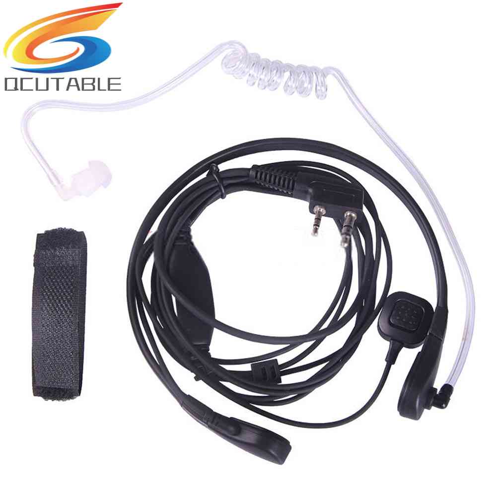 Tai Nghe Bộ Đàm 2Pin PTT Có Mic Cho Baofeng U.V-5R