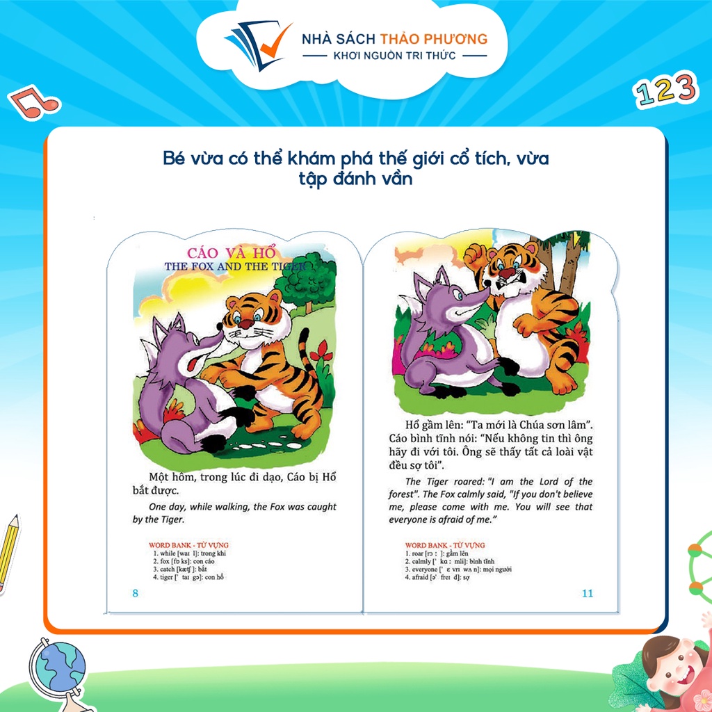 Sách - Mẹ kể bé nghe trước giờ đi ngủ (bộ 8 cuốn song ngữ Anh – Việt)