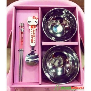 bát chống nóng doremon và kiti