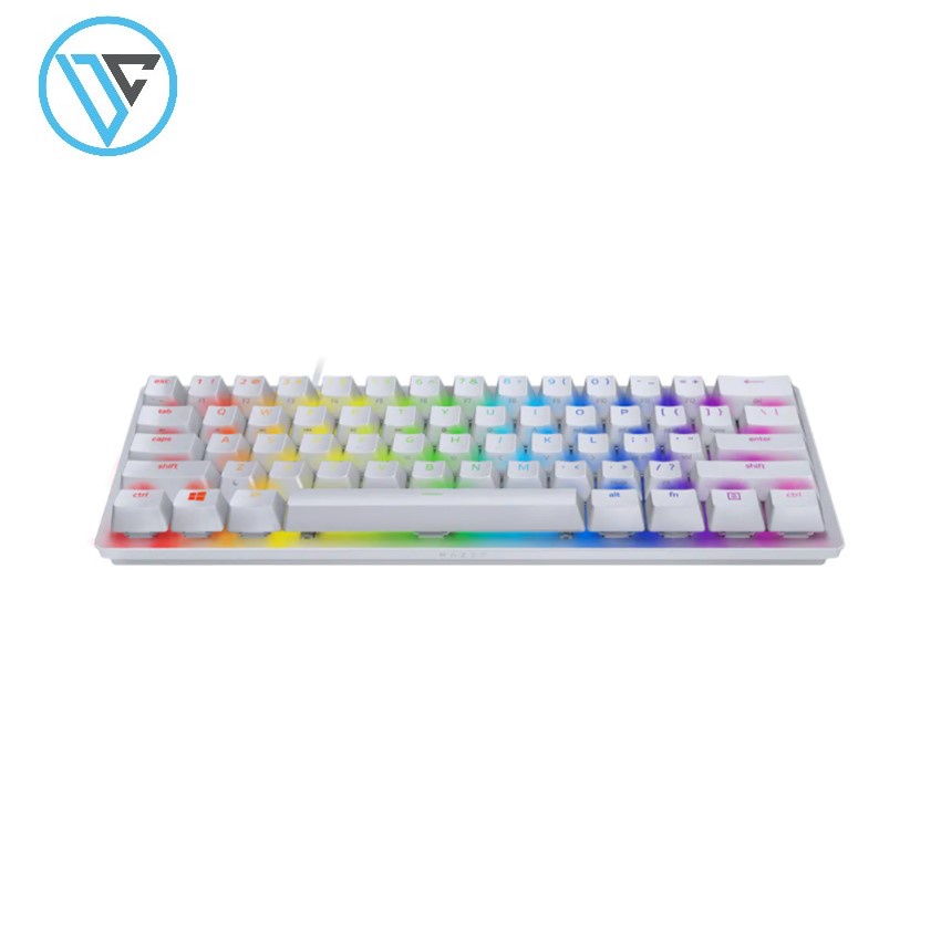 Bàn phím cơ Razer Huntsman Mini Mercury ( Linear Red optical switch) (RZ03-03390400-R3M1)