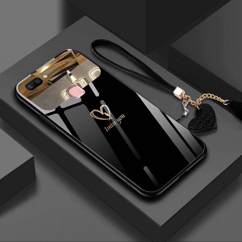 Cặp đôi điện thoại gương trang điểm màu đỏ ròng trí thun ngắn tay | BigBuy360 - bigbuy360.vn