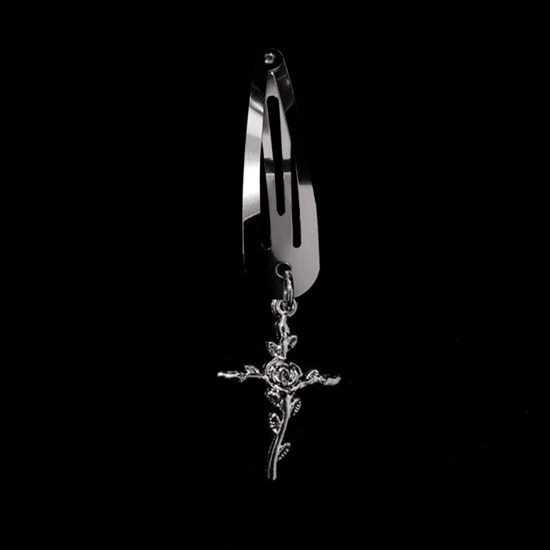 Kẹp Tóc Hình Thánh Giá Phong Cách Gothic