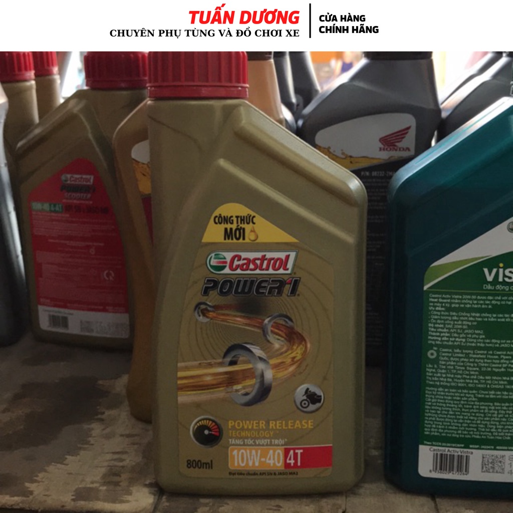 Dầu nhớt xe số 800ml castrol [ HÀNG CHÍNH HÃNG ] - dầu xe số được người dân tin dùng