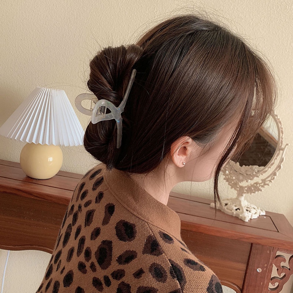 Kẹp tóc bằng nhựa resin phong cách Hàn Quốc cổ điển cho nữ