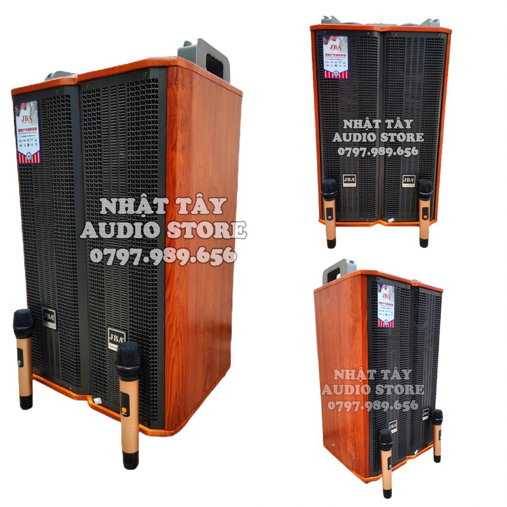 Loa kẹo kéo karaoke di động - JBA A6C - Thiết kế DJ 4 tấc công suất lớn [ Video review ]