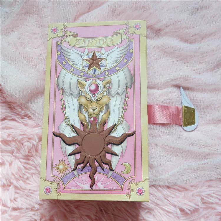 Bộ bài phiên bản DELUXE CARDCAPTOR SAKURA Thủ lĩnh thẻ bài anime chibi quà tặng xinh xắn có móc khóa