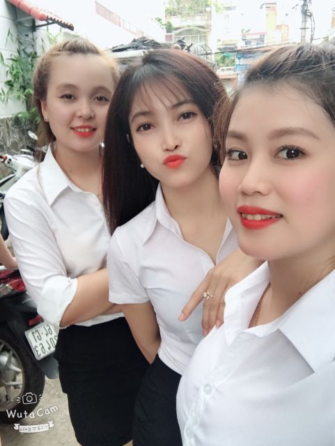 Áo sơ mi nữ màu trắng ngắn tay cao cấp form nhỏ vải kate ý đẹp ít nhăn giãn nhẹ ĐƯỢC ĐỔI TRẢ THOẢI MÁI MÃ SMTTN01 | BigBuy360 - bigbuy360.vn