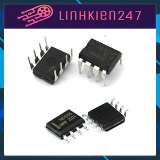Ic tạo xung/ tạo dao động ne555 dip8/ sop8