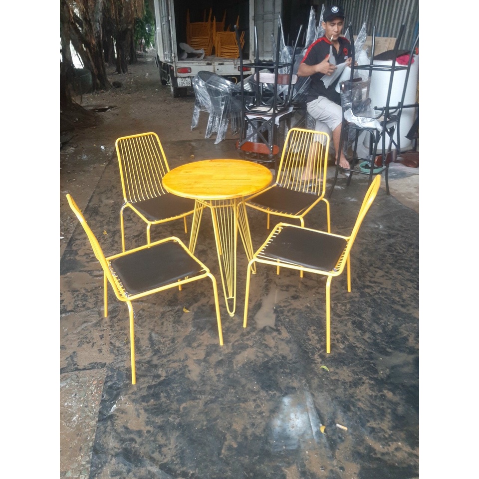 GHẾ NÓN SẮT CÀ PHÊ, BAN CÔNG, GIÁ XƯỞNG