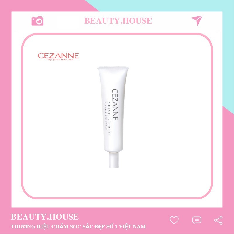 Kem dưỡng mắt - giúp nâng cơ và chống lão hóa cho vùng da mắt.- Cezanne - Moisture Rich Essence Eye Cream - 17 gr