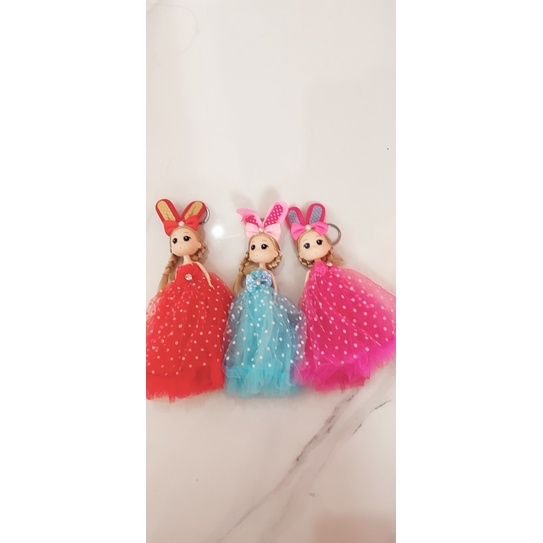 Búp bê chibi có móc khóa treo balo túi xách xinh xắn