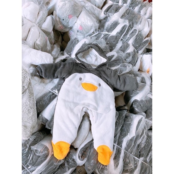 Body Gấu Lông Mềm Mịn Ủ Ấm Cho Bé Sơ Sinh 5-18kg