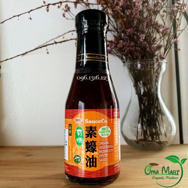 Dầu hào nấm chay hữu cơ Sauceco 155ml