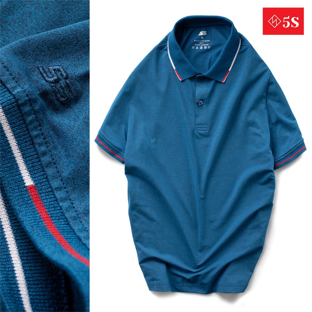 [Mã FAMALLT5 giảm 15% đơn 150K] Áo Thun Nam Có Cổ 5S (4 màu), Chất Vải Mềm Mịn, Siêu Mát, Thấm Hút Tốt (APC21027) | BigBuy360 - bigbuy360.vn