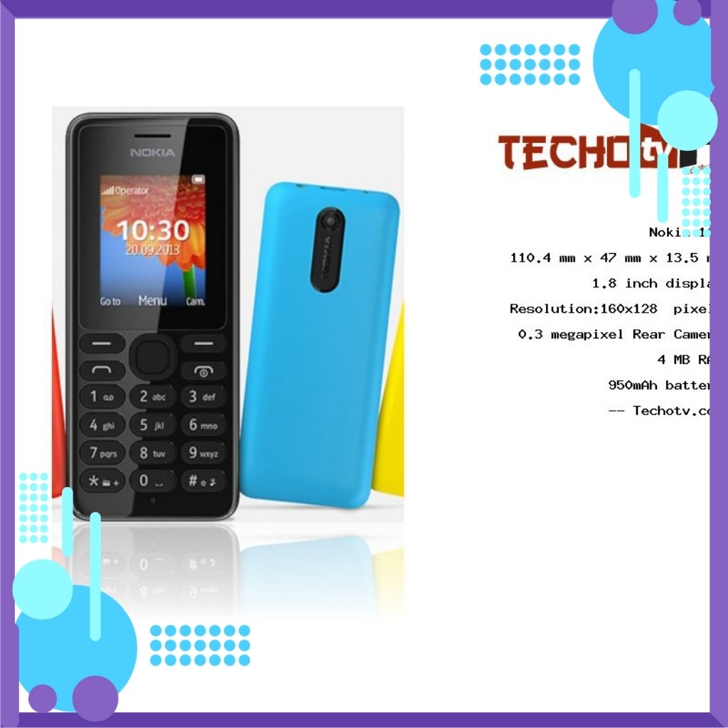 Điện Thoại NOKIA 108 (2 Sim) Hàng Zin - Like New Kèm Pin Sạc | BigBuy360 - bigbuy360.vn