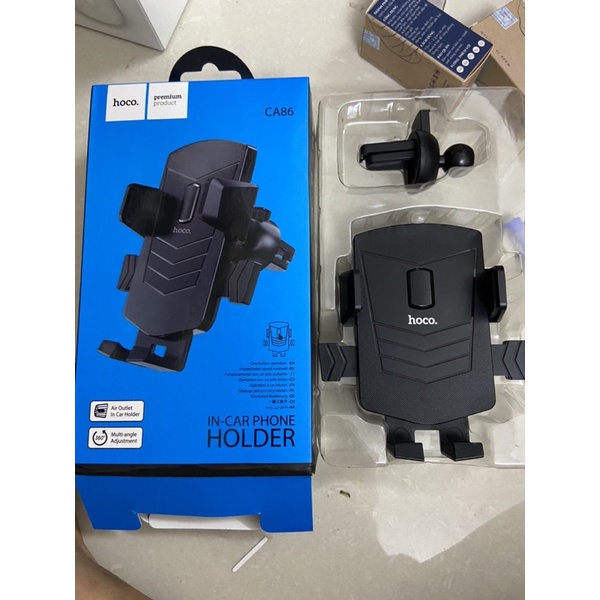 Giá đỡ, kẹp điện thoại gắn cửa gió điều hoà xe ô tô, xe hơi HoCo