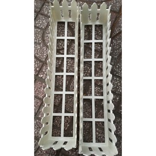 Bộ 02 cái chậu nhựa hàng rào 500x110x115 trang trí sân vườn