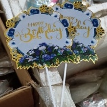 Set 10 Túi Thẻ Cắm Happy Birthday