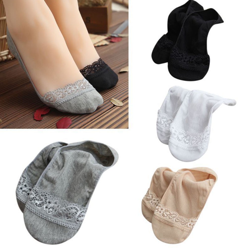 Low Cut Women Girl Invisible Solid Solid Color Non-slip | BigBuy360 - bigbuy360.vn