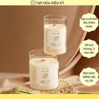 Nến tinh dầu AGAYA/ Candle Cup Đà Lạt, Teakwood, Whitebirch, White tea