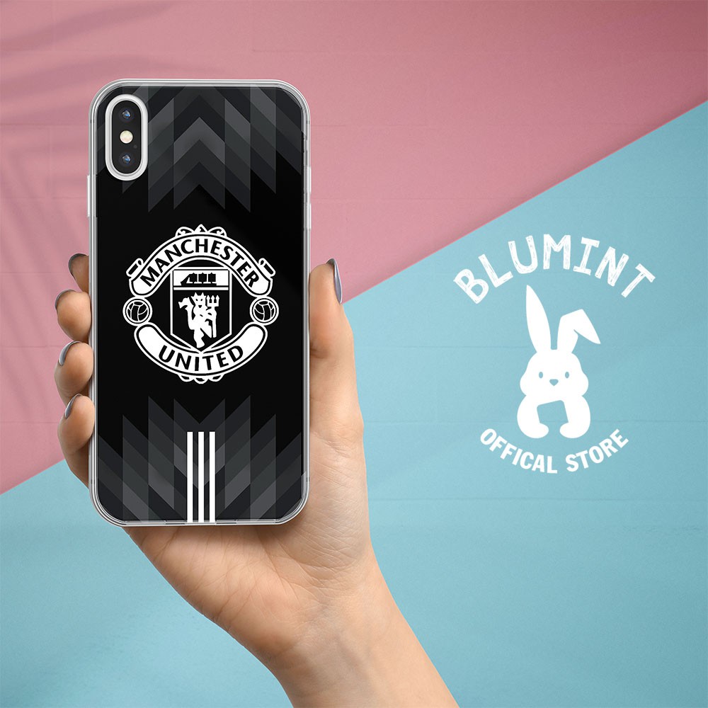 Ốp lưng Clb Manchester United đen trắng Iphone 6s/6plus/6s plus/7/7plus/8/8plus/x/xs/xs max/11/11 promax/12/12 promax_95