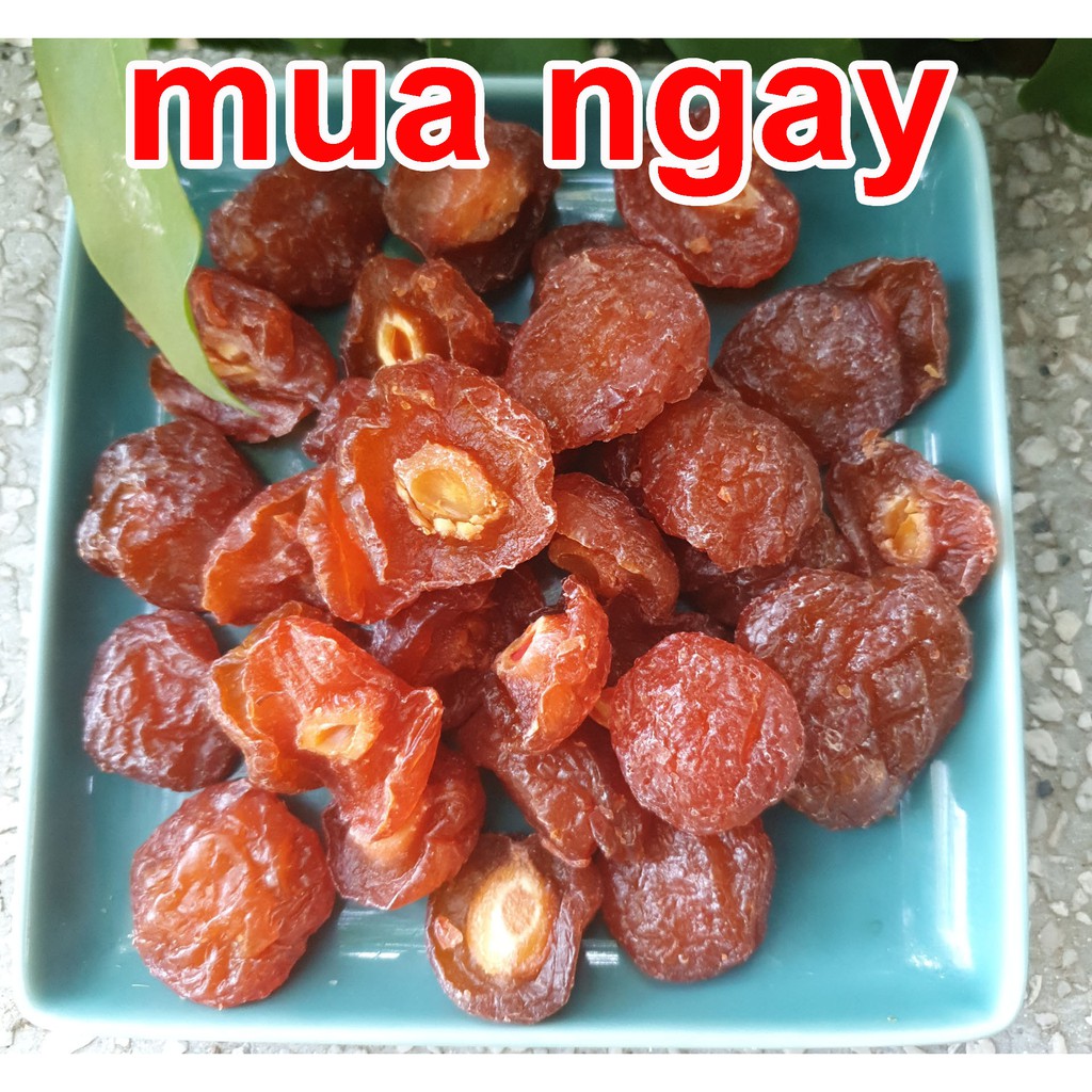 Ô mai đào nâu bổ đôi NUTTY NICE, đồ ăn vặt Sài Gòn, mềm chua chua ngọt ngọt thích hợp ăn bánh uống trà