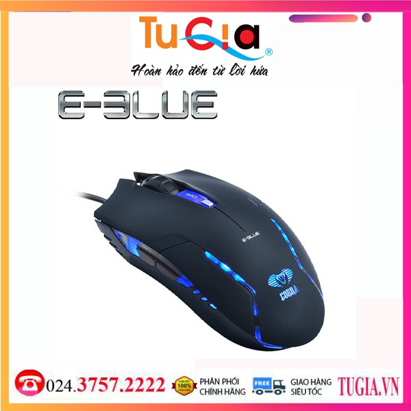 Chuột Eblue Cobra II EMS151 (USB, Có dây)-Hàng Chính Hãng