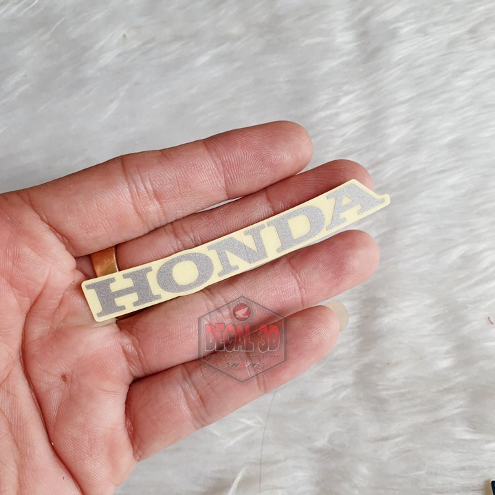 TEM CHỮ HONDA 8,5CM DÁN CÁNH BỮNG HÀNG CAO CẤP SẮC NÉT