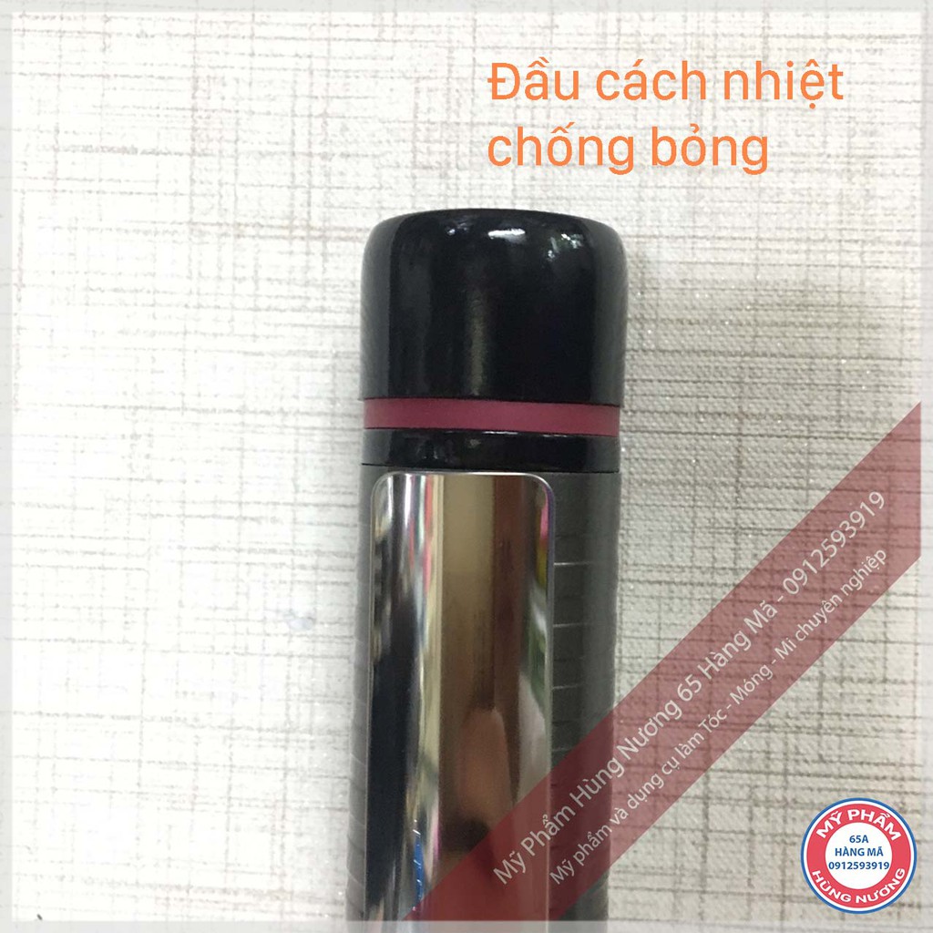 [Hàng cho Salon] Máy uốn xoăn, làm xoăn Sahala 6 size [Phi 19 - 34]