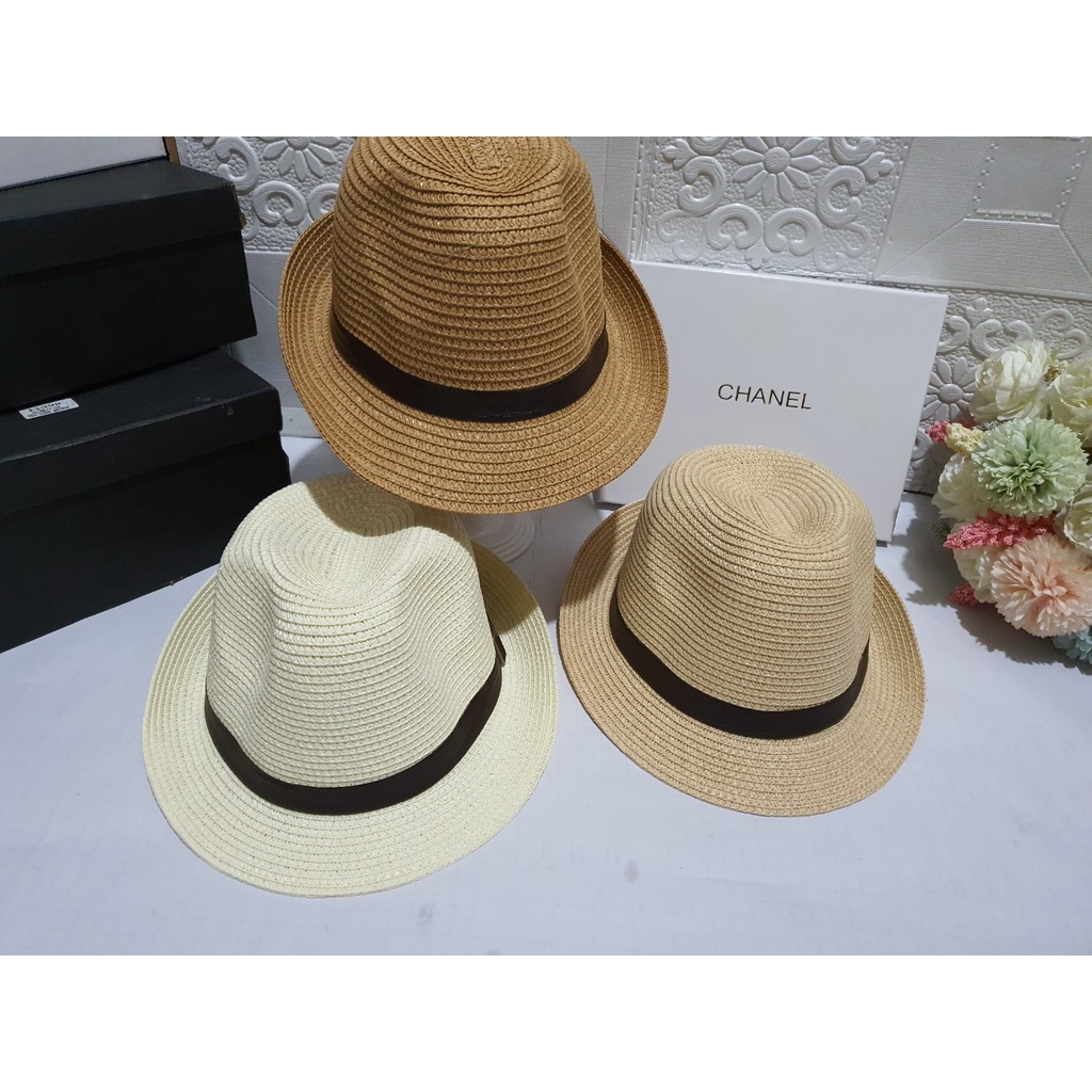 Mũ phớt cói kiểu padama mũ đi biển Nam và Nữ