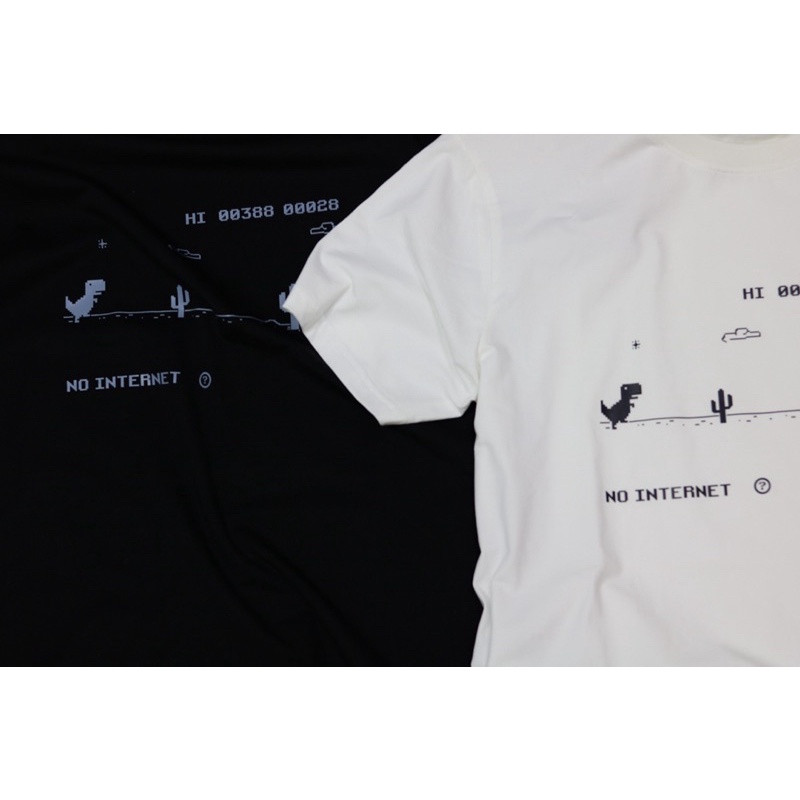 Áo Thun Nam Tay Ngắn Thời Trang In Hình KHỦNG LONG NO INTERNET -MAL STORE- MALBA003