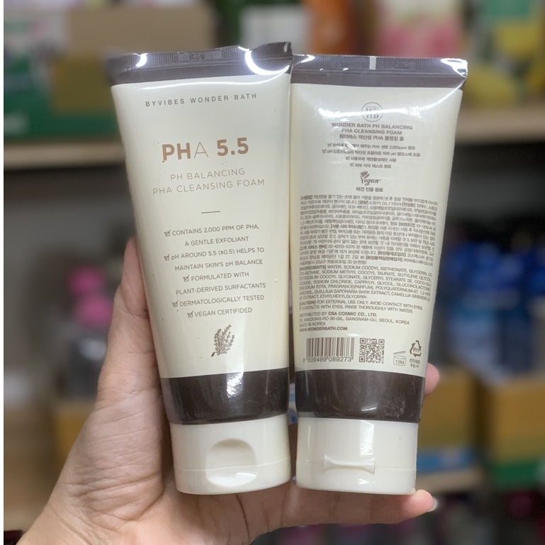 SỮA RỬA MẶT CÂN BẰNG DA PHA 5.5 pH Blancing PHA Cleansing Foam