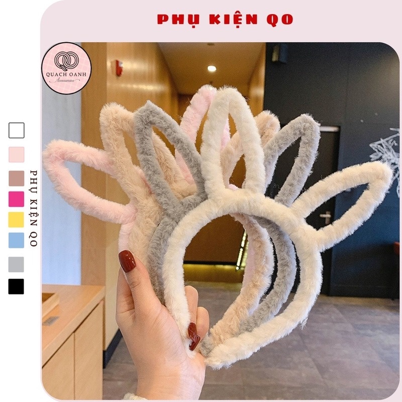 Cài tóc trang trí tai thỏ/ gấu xinh xắn đáng yêu