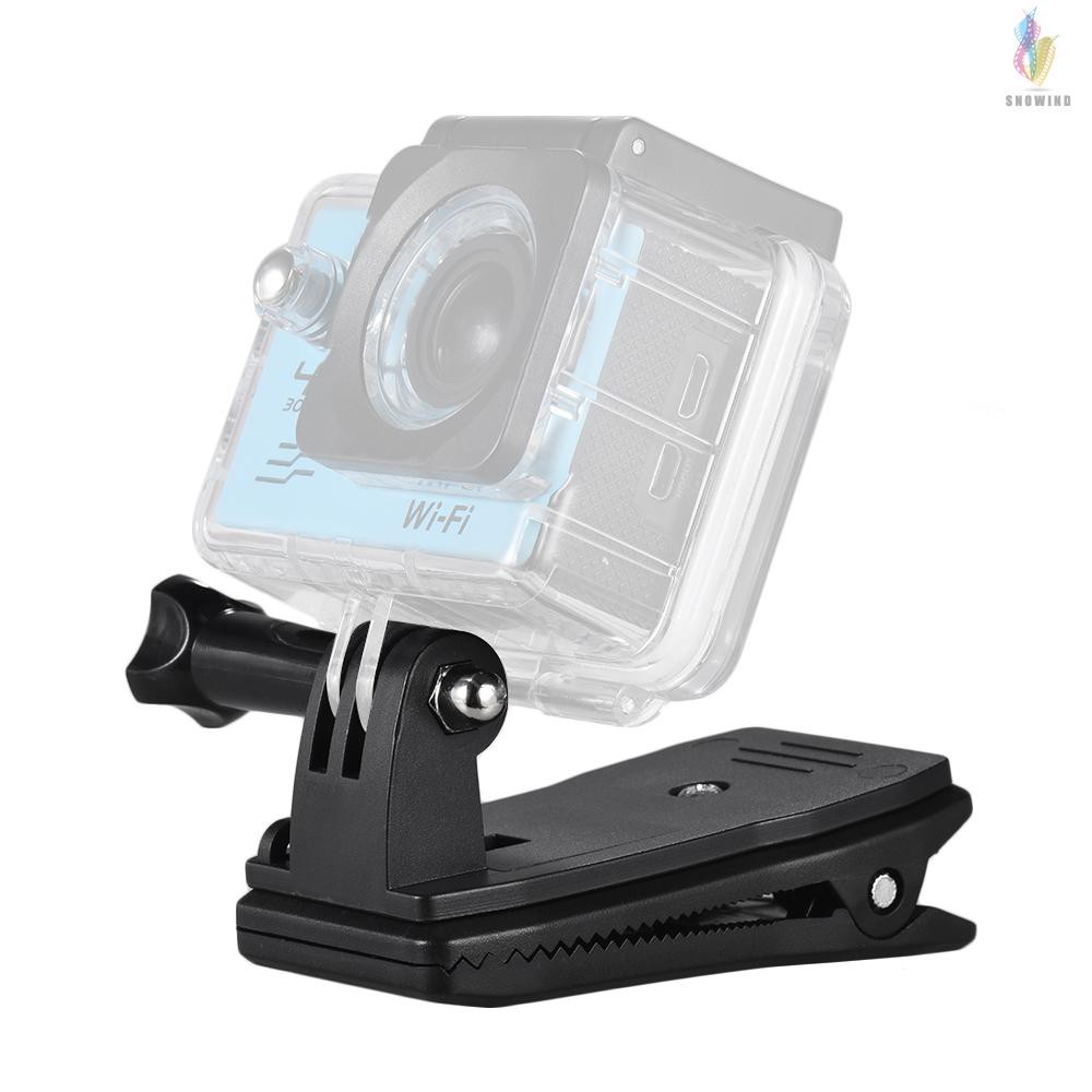 Kẹp Gắn Camera Hành Trình Gopro Hero 7 / 6 / 5 / 4 / 3 + / Xiaomi Yi Lite 4k + Có Thể Xoay 360 Độ