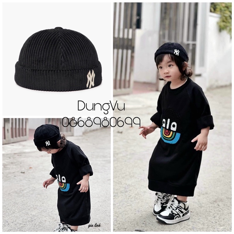 Mũ nồi trẻ em / Nón beret phong cách Retro cho bé từ 8thang-5tuoi