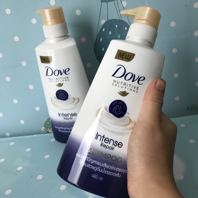 Dầu gội-Xả Dove Thái Lan phục hồi tóc hư tổn, cho tóc khỏe mạnh từ bên trong 450ml