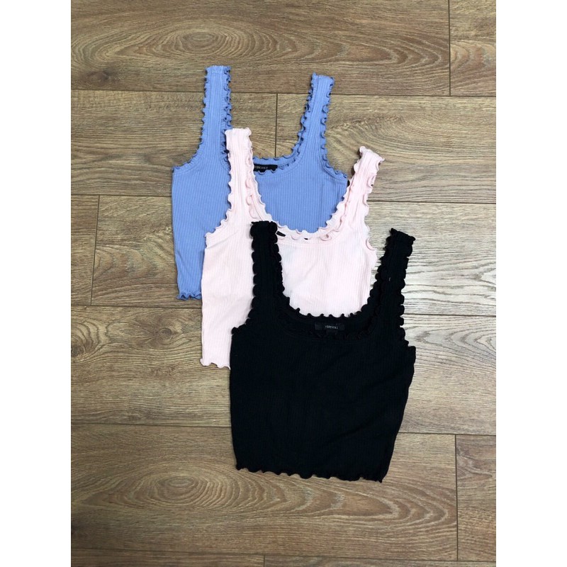 Áo croptop cuốn biên