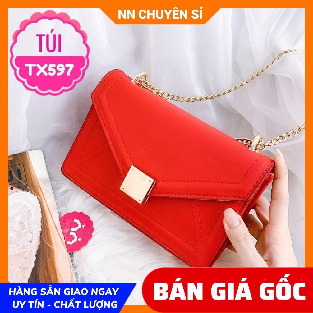 TÚI KHÓA VUÔNG CỰC SANG (TX597) ⚡100% ẢNH THẬT⚡