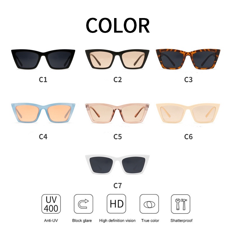 Kính Mát Hình Mắt Mèo Thời Trang Hàn Quốc