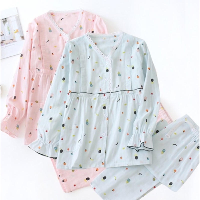 Bộ Pijama sau sinh, bộ bầu và sau sinh chất liệu thô đũi cao cấp mẫu mới về