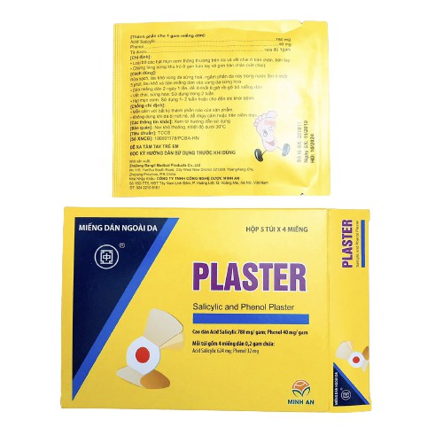 Miếng dán mụn cóc PLASTER, miếng dán PLASTERS sử dụng đơn giản tại nhà, loại bỏ mụn cóc, mụn mắt cá chân hsd 2024