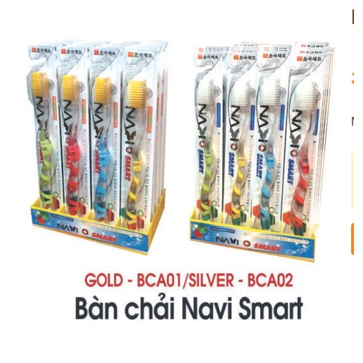 Bàn chải đánh răng Smart gold Navi BCA01, BCA02