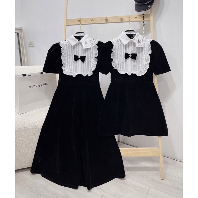 [ 𝐅𝐑𝐄𝐄 𝐒𝐇𝐈𝐏 ] SIÊU PHẨM VÁY NHUNG PHỐI BÈO TK SIÊU HÓT ĐÂYẠ