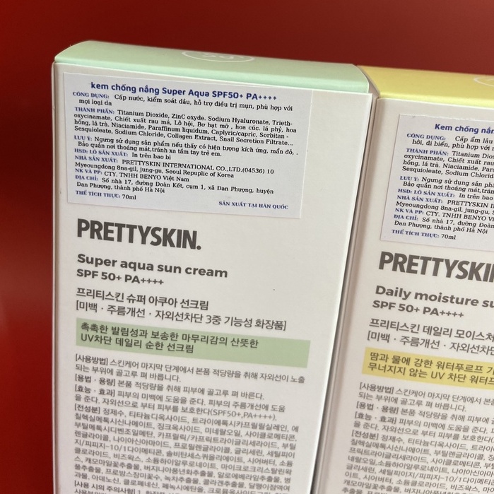 Kem Chống Nắng Pretty Skin 70g Hàn Quốc