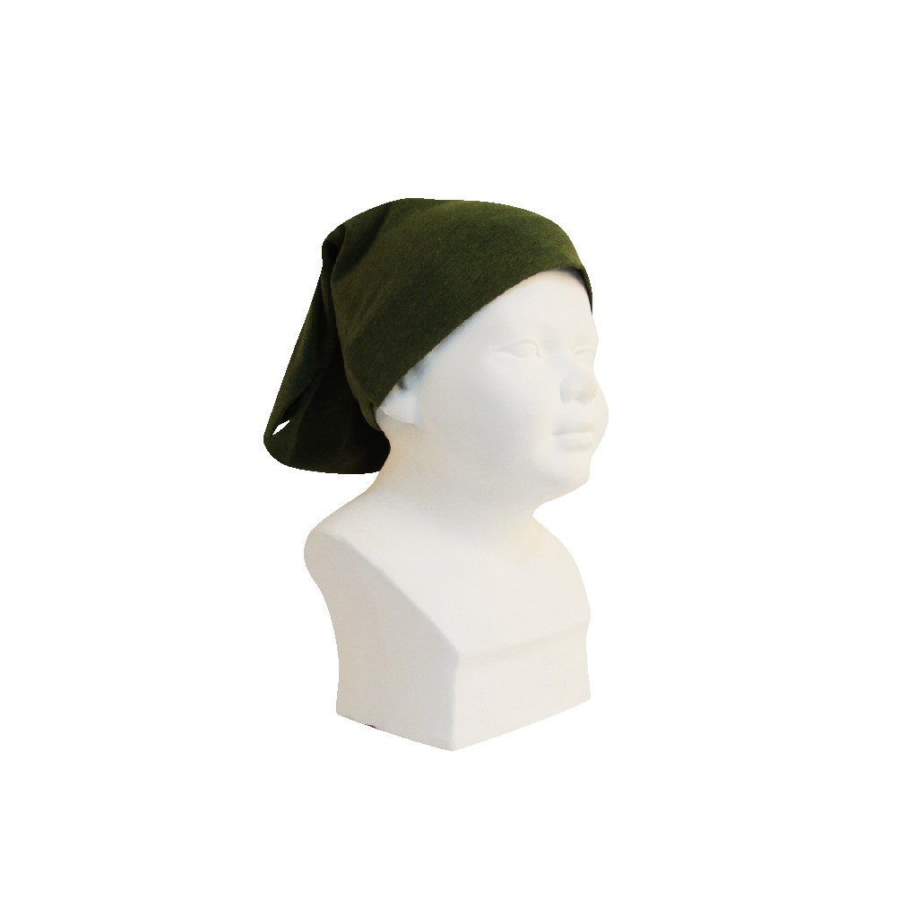 Khăn Khẩu Trang Trẻ em Yvette Libby N'guyen Paris - YVETTE GUARD, Màu Xanh Rêu, Cotton Melánge Co Giãn 4 Chiều