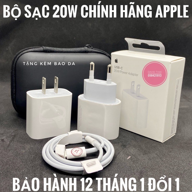 [CHÍNH HÃNG APPLE] SẠC NHANH 20W - SẠC NHANH CHUẨN PD IPHONE 12