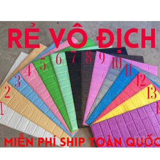 | chuẩn 4mm | xốp dán tường 3d gỉa gạch 4mm - xốp dán tường chí linh