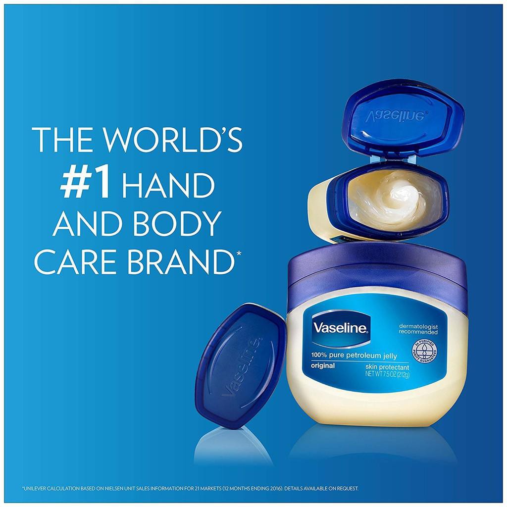 Sáp Dưỡng Ẩm Vaseline 100% Pure Petroleum Jelly Original 49g