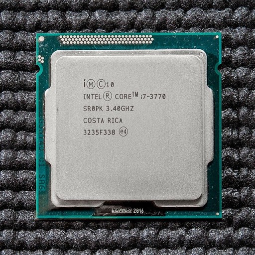 Chip Intel Core i7 3770 3.40GHz(up to 3.9GHz, 4 lõi,8 luồng), Bus 1333/1600MHz (Giá Khai Trương)